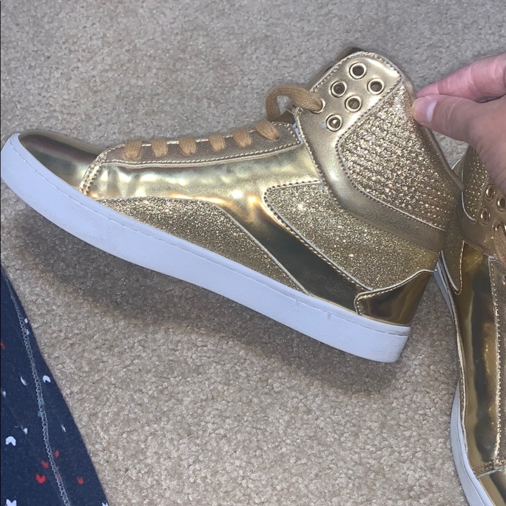 Gold High Tops - Picture 3 of 6